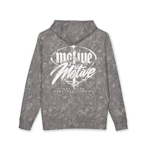 Motive double logo camo heavyweight hoodie